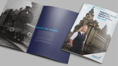 Employee communications brochure design