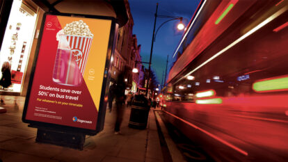 Stagecoach Unirider brand campaign street advertising