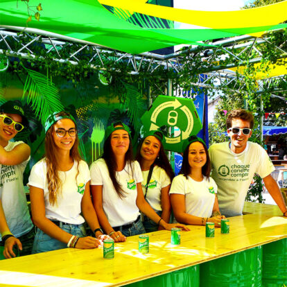 Every Can Counts event brand activation