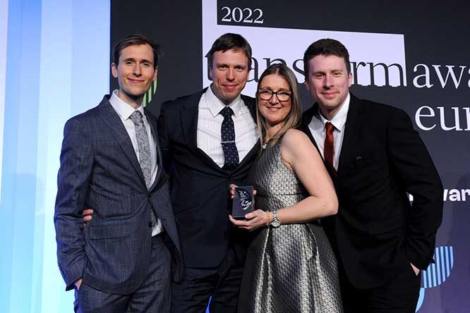 A 19th Transform awards win in 2022